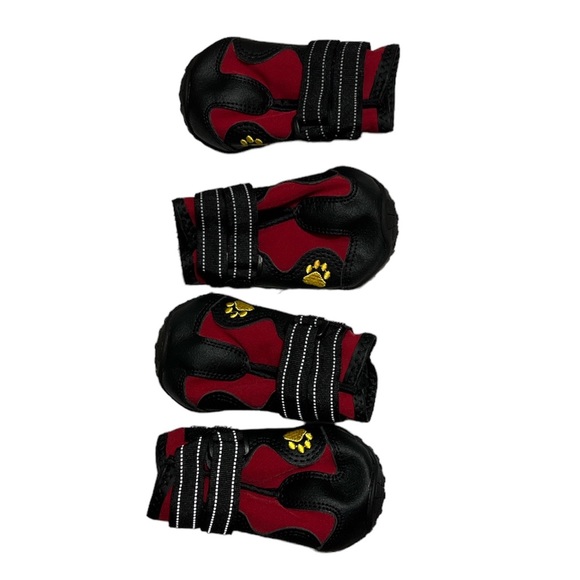 NWT Dog Shoes Waterproof Anti-Slip Rain Boots Reflective Size 5 - Picture 10 of 11